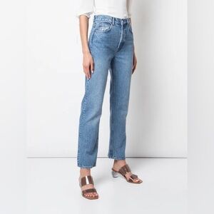 Reformation Cynthia Stretch High Rise Straight Jeans in Colorado size 29